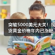 突破5000美元大关！现货黄金价格年内已涨超16%（图2）