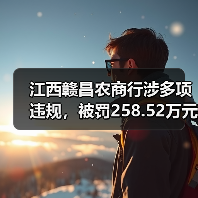 江西赣昌农商行涉多项违规，被罚258.52万元（图4）
