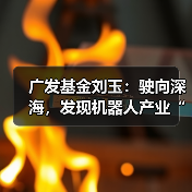 广发基金刘玉:驶向深海,发现机器人产业“新大陆”(图2) 广发基金刘玉:驶向深海,发现机器人产业“新大陆”(图2)