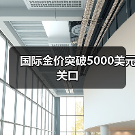 国际金价突破5000美元关口（图4）