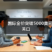 国际金价突破5000美元关口