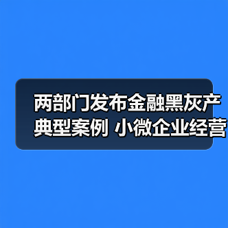 两部门发布金融黑灰产典型案例 小微企业经营性贷款不得用于购房炒股(图3) 两部门发布金融黑灰产典型案例 小微企业经营性贷款不得用于购房炒股(图3)