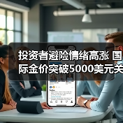 投资者避险情绪高涨 国际金价突破5000美元关口(图4) 投资者避险情绪高涨 国际金价突破5000美元关口(图4)