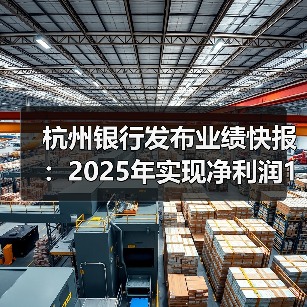 杭州银行发布业绩快报：2025年实现净利润190.30亿元 同比增长12.05%（图1）