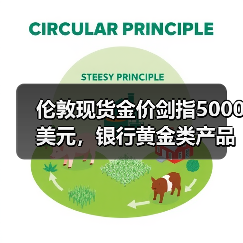 伦敦现货金价剑指5000美元,银行黄金类产品趁势“吸金”(图1) 伦敦现货金价剑指5000美元,银行黄金类产品趁势“吸金”(图1)