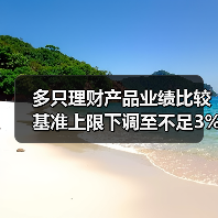 多只理财产品业绩比较基准上限下调至不足3%（图4）