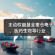 主动权益基金重仓电子、医药生物等行业(图1) 主动权益基金重仓电子、医药生物等行业(图1)