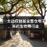 主动权益基金重仓电子、医药生物等行业(图3) 主动权益基金重仓电子、医药生物等行业(图3)