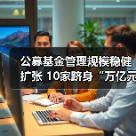 公募基金管理规模稳健扩张 10家跻身“万亿元俱乐部”(图2) 公募基金管理规模稳健扩张 10家跻身“万亿元俱乐部”(图2)