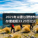 2025年末银行理财市场存续规模33.29万亿元(图1) 2025年末银行理财市场存续规模33.29万亿元(图1)