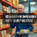 银行2025年净利润增8.08% 总资产超3万亿(图1) 银行2025年净利润增8.08% 总资产超3万亿(图1)