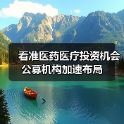 看准医药医疗投资机会 公募机构加速布局（图2）