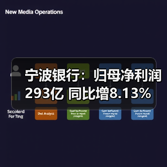 宁波银行：归母净利润293亿 同比增8.13%（图3）