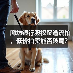 廊坊银行股权屡遭流拍，低价拍卖能否破局？（图1）