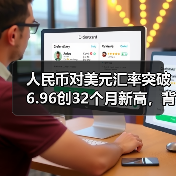 人民币对美元汇率突破6.96创32个月新高，背后原因引关注（图2）