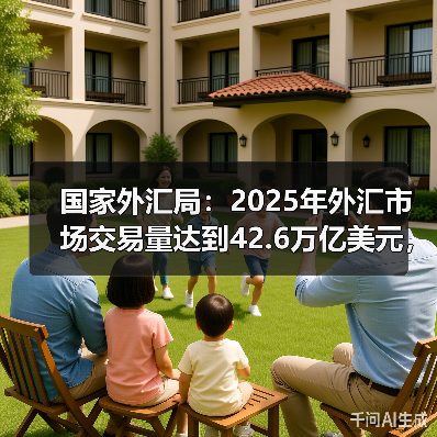 国家外汇局：2025年外汇市场交易量达到42.6万亿美元，企业外汇套期保值比率升至30%，均创历史新高（图1）