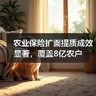农业保险扩面提质成效显著,覆盖8亿农户(图2) 农业保险扩面提质成效显著,覆盖8亿农户(图2)