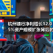 杭州银行净利增长12.05%资产规模扩张背后的秘密(图2) 杭州银行净利增长12.05%资产规模扩张背后的秘密(图2)