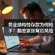 黄金结构性存款为何抢手?额度紧张背后风险揭秘(图4) 黄金结构性存款为何抢手?额度紧张背后风险揭秘(图4)
