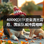 4000亿ETF资金流出背后,国家队减持真相曝光(图2) 4000亿ETF资金流出背后,国家队减持真相曝光(图2)