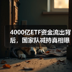4000亿ETF资金流出背后,国家队减持真相曝光(图4) 4000亿ETF资金流出背后,国家队减持真相曝光(图4)