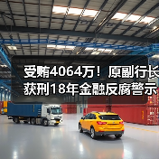 受贿4064万！原副行长获刑18年金融反腐警示（图1）