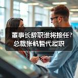 董事长辞职谁将接任？总裁张帆暂代履职（图4）