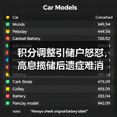 积分调整引储户怒怼，高息揽储后遗症难消（图1）