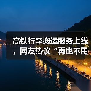 高铁行李搬运服务上线，网友热议“再也不用扛行李（图2）
