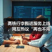 高铁行李搬运服务上线，网友热议“再也不用扛行李（图3）