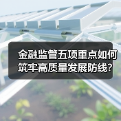 金融监管五项重点如何筑牢高质量发展防线?(图2) 金融监管五项重点如何筑牢高质量发展防线?(图2)