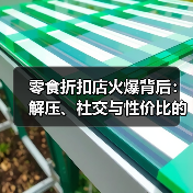 零食折扣店火爆背后:解压、社交与性价比的消费心理解析(图4) 零食折扣店火爆背后:解压、社交与性价比的消费心理解析(图4)