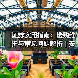 证券实用指南:选购维护与常见问题解析 | 安渡金融资讯(图1) 证券实用指南:选购维护与常见问题解析 | 安渡金融资讯(图1)