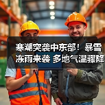 寒潮突袭中东部!暴雪冻雨来袭 多地气温骤降破纪录(图4) 寒潮突袭中东部!暴雪冻雨来袭 多地气温骤降破纪录(图4)