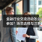 金融行业交流活动怎么参加?场景选择与注意事项(图2) 金融行业交流活动怎么参加?场景选择与注意事项(图2)