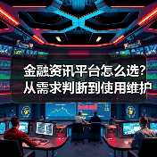 金融资讯平台怎么选?从需求判断到使用维护完整指南(图2) 金融资讯平台怎么选?从需求判断到使用维护完整指南(图2)