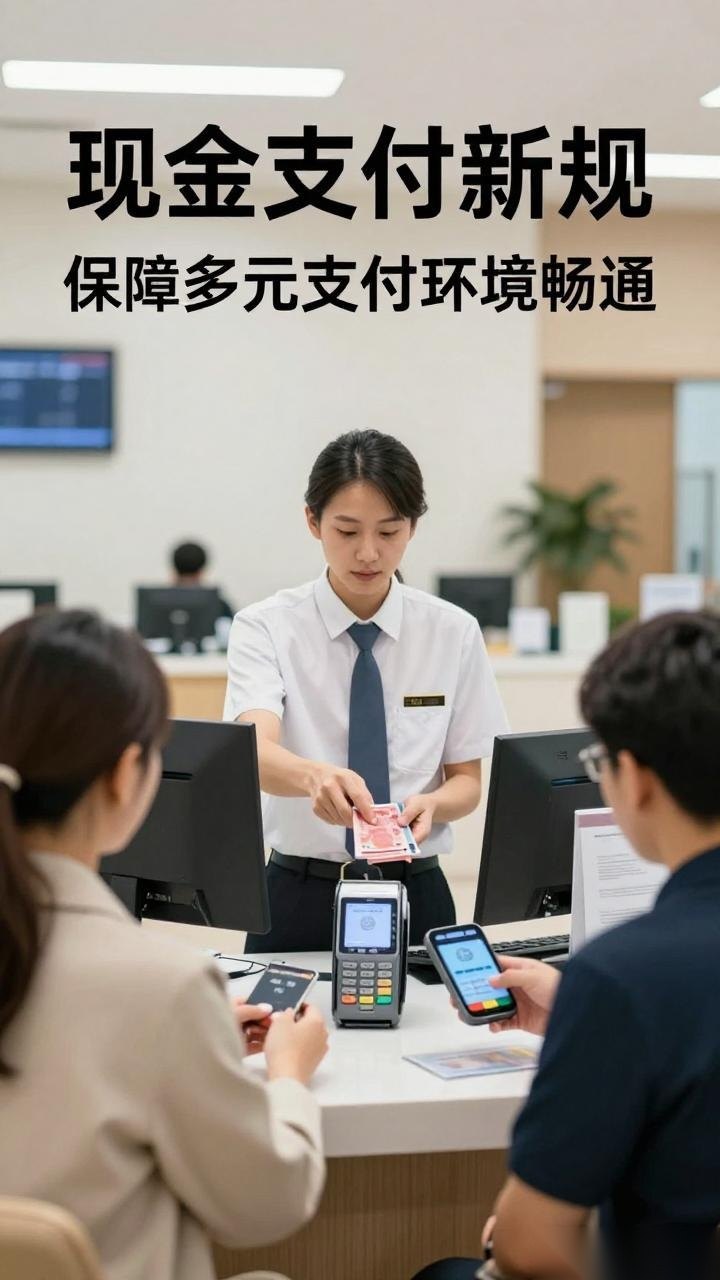 现金支付新规出台 保障多元支付环境畅通