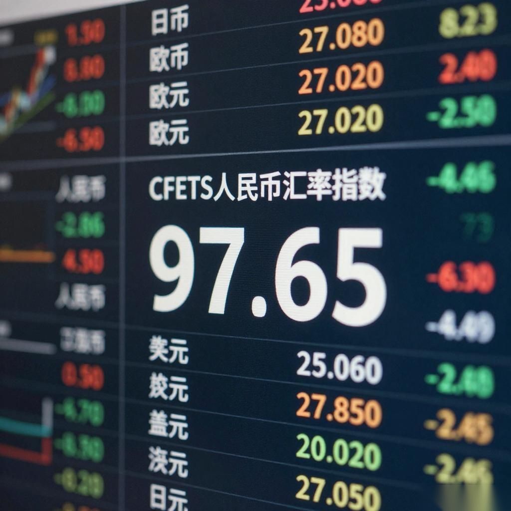 CFETS人民币汇率指数微调 多货币篮子同步下行