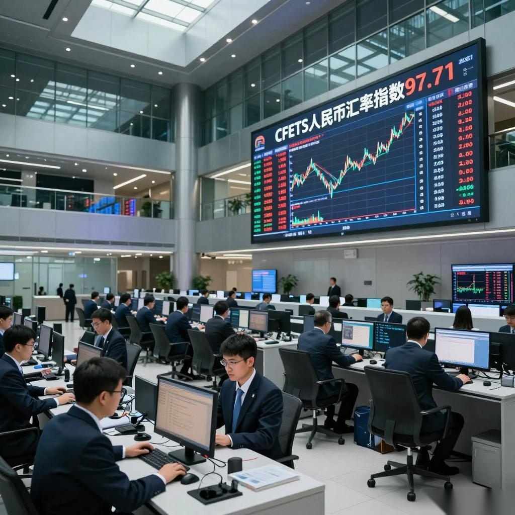CFETS人民币汇率指数微升至97.71