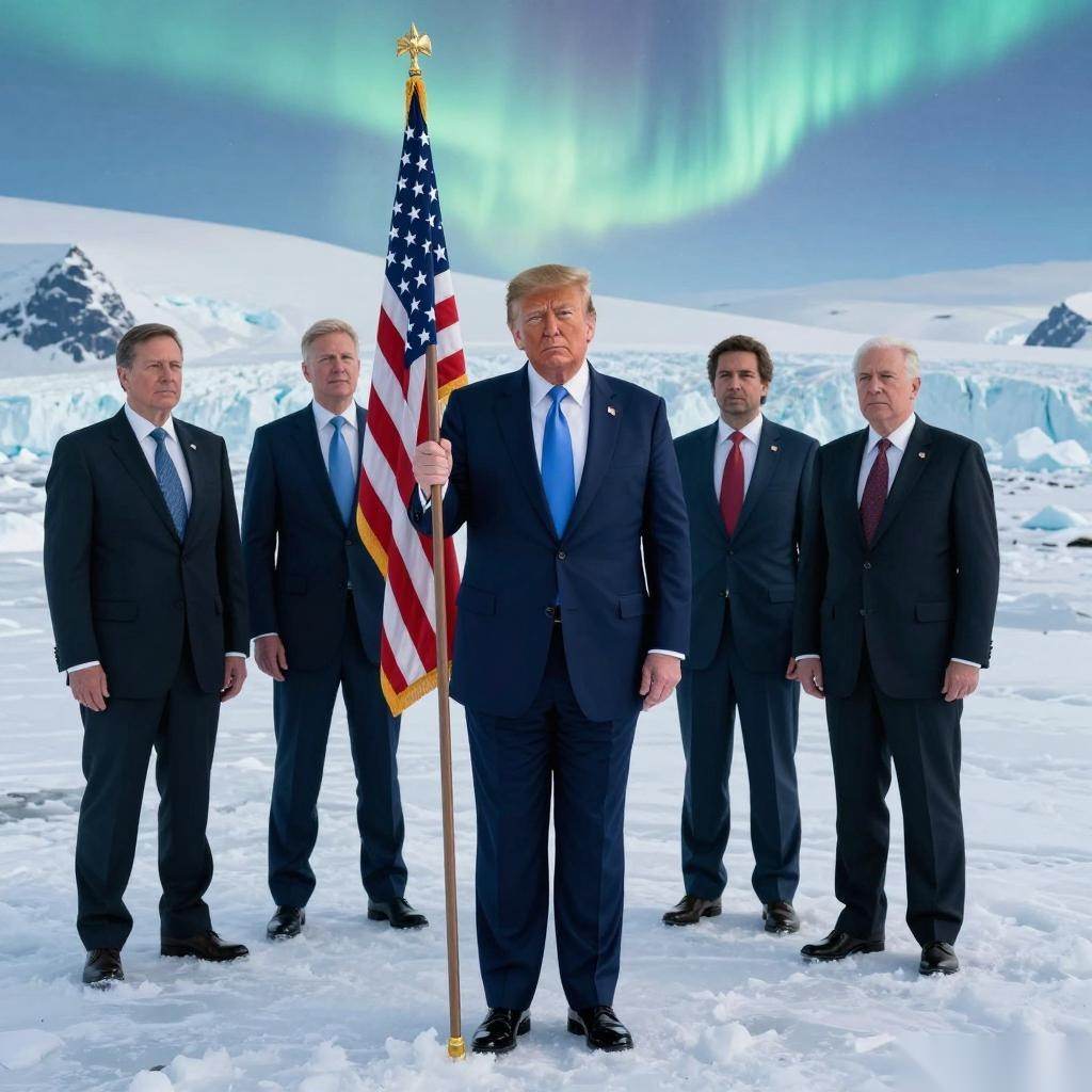 特朗普宣称格陵兰岛将归属美国领土