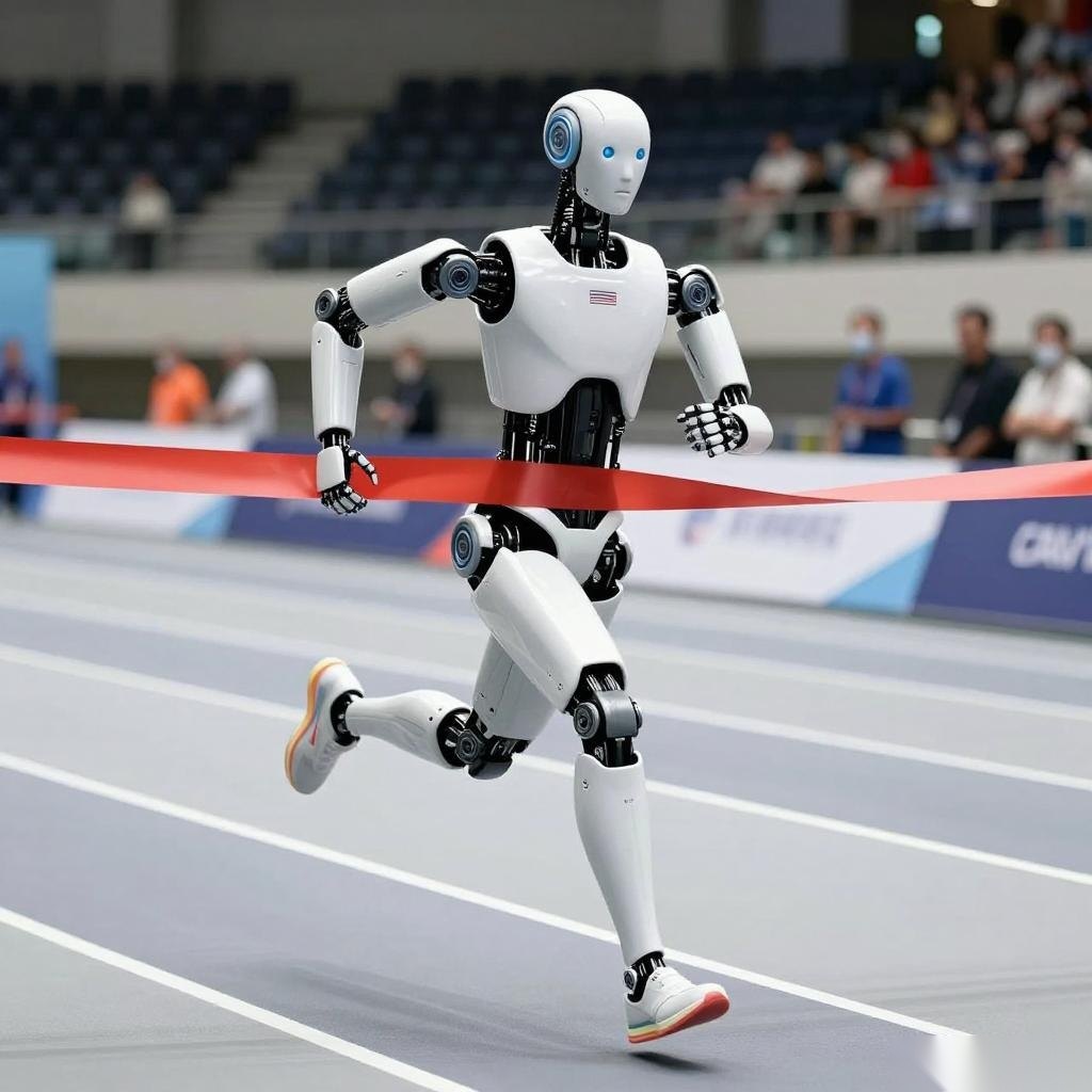 人形机器人马拉松突破人类纪录｜产业变革新方向